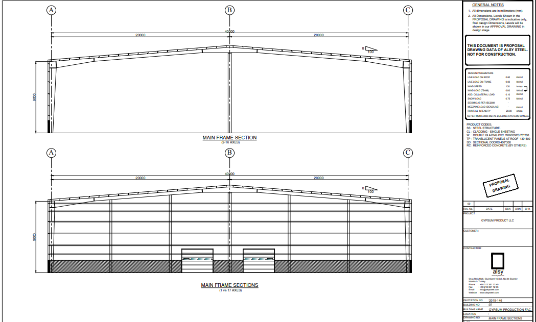 Steel Frame Sections